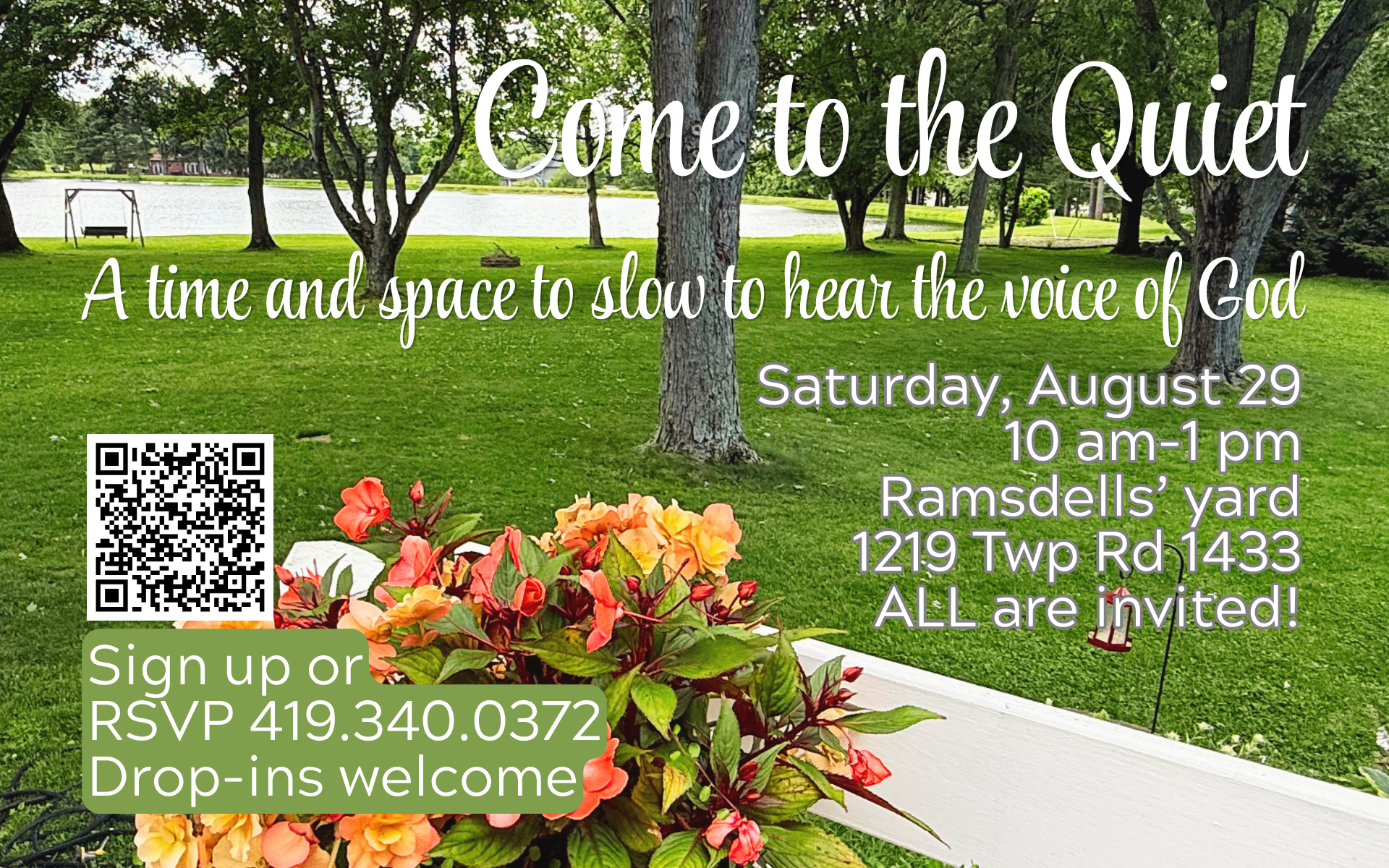 Come to the Quiet at the Ramsdells